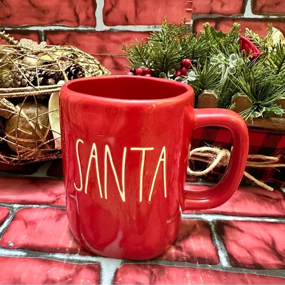 Rae Dunn Artisan SANTA Ceramic Mug
